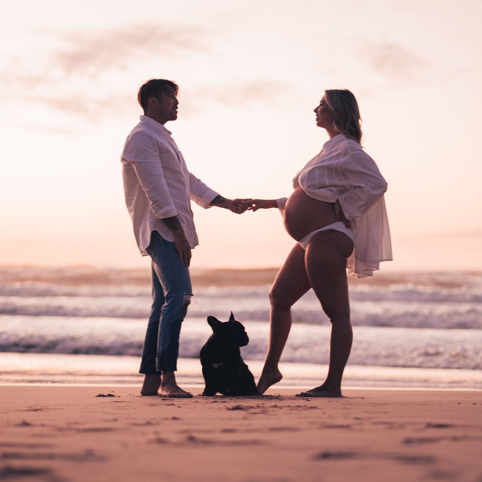 Maternity couple portfolio on the Sunshine Coast